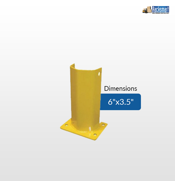 new-pallet-rack-accessories-post-protectors-for-warehouse-racking-6x3-height-12-inches-width-3-inches